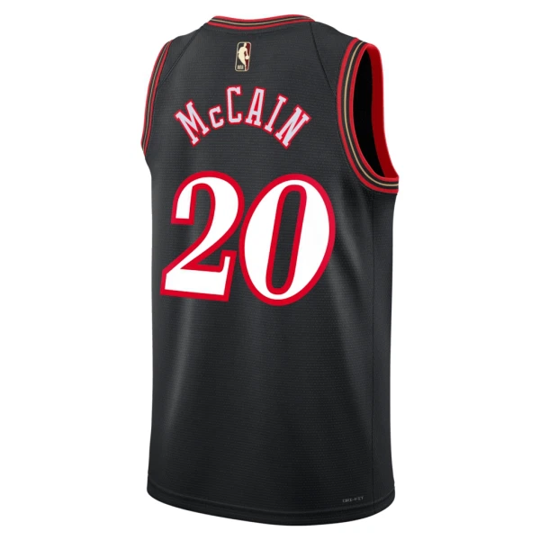 Camiseta Philadelphia 76ers Jared Mccain Classic Edition 2025-26 Negro Swingman para Hombre