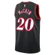 Camiseta Philadelphia 76ers Jared Mccain Classic Edition 2025-26 Negro Swingman para Hombre