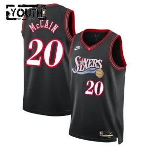 Camiseta Philadelphia 76ers Jared Mccain Classic Edition 2025-26 Negro Swingman para Niño