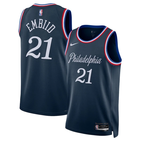 Camiseta Philadelphia 76ers Joel Embiid City Edition 2025-26 Swingman para Hombre Camiseta Philadelphia 76ers Joel Embiid City Edition 2025-26 Swingman para Hombre