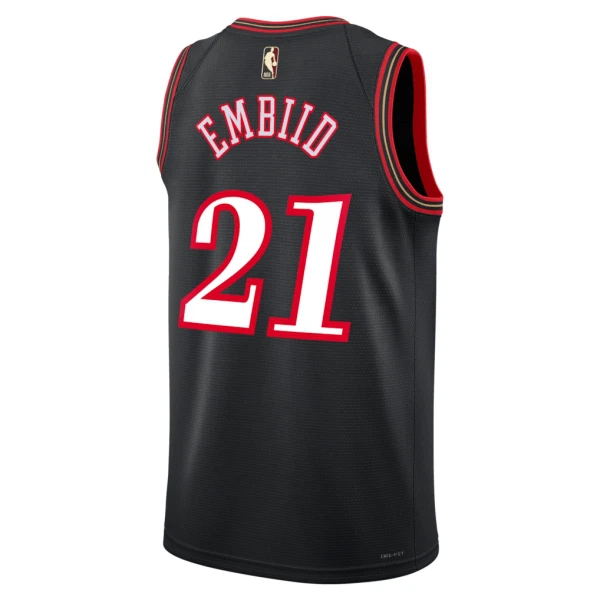Camiseta Philadelphia 76ers Joel Embiid Classic Edition 2025-26 Negro Swingman para Hombre