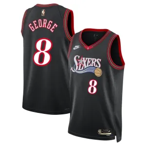 Camiseta Philadelphia 76ers Paul George Classic Edition 2025-26 Negro Swingman para Hombre Camiseta Philadelphia 76ers Paul George Classic Edition 2025-26 Negro Swingman para Hombre