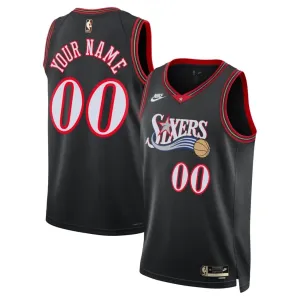 Camiseta Philadelphia 76ers Personalizada Classic Edition 2025-26 Negro Swingman para Hombre Camiseta Philadelphia 76ers Personalizada Classic Edition 2025-26 Negro Swingman para Hombre