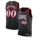Camiseta Philadelphia 76ers Personalizada Classic Edition 2025-26 Negro Swingman para Hombre