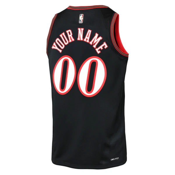 Camiseta Philadelphia 76ers Personalizada Classic Edition 2025-26 Negro Swingman para Hombre