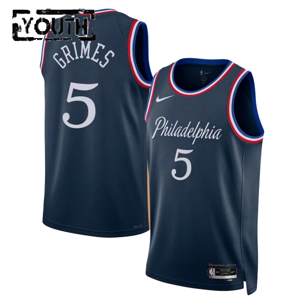 Camiseta Philadelphia 76ers Quentin Grimes City Edition 2025-26 Swingman para Niño