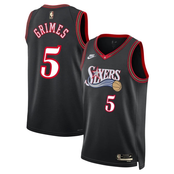 Camiseta Philadelphia 76ers Quentin Grimes Classic Edition 2025-26 Negro Swingman para Hombre