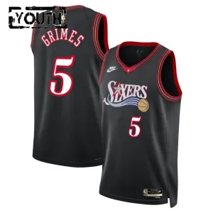 Camiseta Philadelphia 76ers Quentin Grimes Classic Edition 2025-26 Negro Swingman para Niño