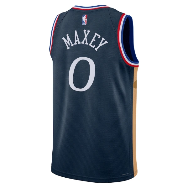 Camiseta Philadelphia 76ers Tyrese Maxey City Edition 2025-26 Swingman para Hombre