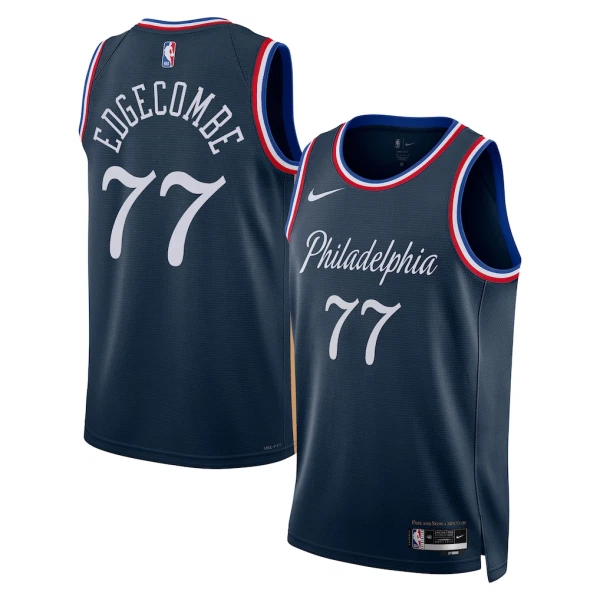 Camiseta Philadelphia 76ers VJ Edgecombe City Edition 2025-26 Swingman para Hombre