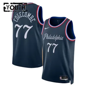 Camiseta Philadelphia 76ers VJ Edgecombe City Edition 2025-26 Swingman para Niño