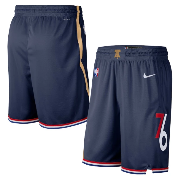 Pantalones Philadelphia 76ers City Edition 2025-26 Swingman para Hombre Pantalones Philadelphia 76ers City Edition 2025-26 Swingman para Hombre