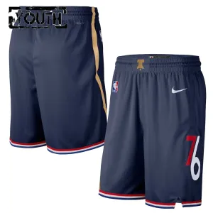 Pantalones Philadelphia 76ers City Edition 2025-26 Swingman para Niño Pantalones Philadelphia 76ers City Edition 2025-26 Swingman para Niño