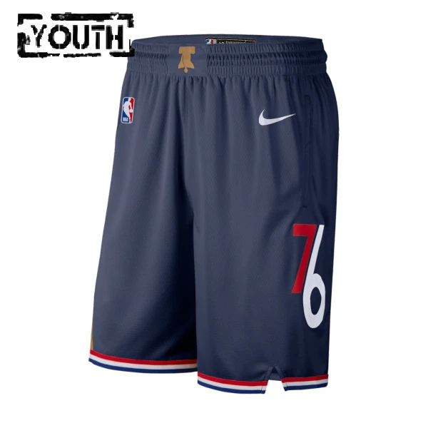Pantalones Philadelphia 76ers City Edition 2025-26 Swingman para Niño