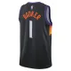 Camiseta Phoenix Suns Devin Booker City Edition 2025-26 Negro Swingman para Hombre