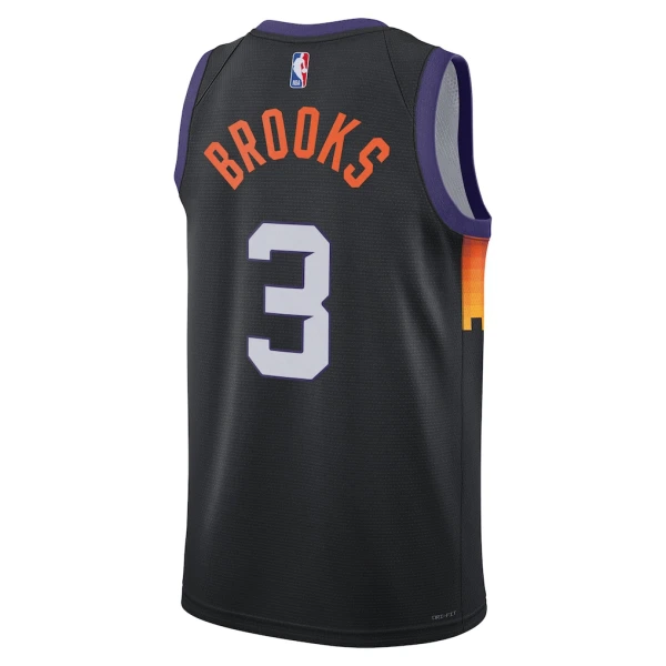 Camiseta Phoenix Suns Dillon Brooks City Edition 2025-26 Negro Swingman para Hombre