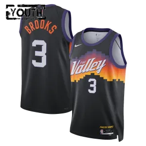Camiseta Phoenix Suns Dillon Brooks City Edition 2025-26 Negro Swingman para Niño Camiseta Phoenix Suns Dillon Brooks City Edition 2025-26 Negro Swingman para Niño