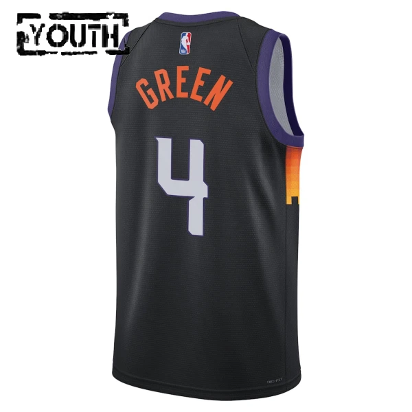 Camiseta Phoenix Suns Jalen Green City Edition 2025-26 Negro Swingman para Niño