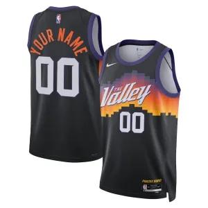 Camiseta Phoenix Suns Personalizada City Edition 2025-26 Negro Swingman para Hombre Camiseta Phoenix Suns Personalizada City Edition 2025-26 Negro Swingman para Hombre