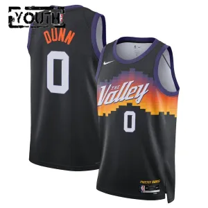Camiseta Phoenix Suns Ryan Dunn City Edition 2025-26 Negro Swingman para Niño Camiseta Phoenix Suns Ryan Dunn City Edition 2025-26 Negro Swingman para Niño