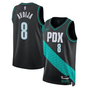 Camiseta Portland Trail Blazers Deni Avdija City Edition 2025-26 Negro Swingman para Hombre Camiseta Portland Trail Blazers Deni Avdija City Edition 2025-26 Negro Swingman para Hombre