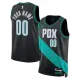 Camiseta Portland Trail Blazers Personalizada City Edition 2025-26 Negro Swingman para Hombre