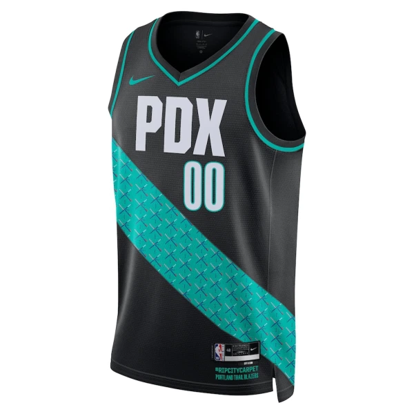 Camiseta Portland Trail Blazers Personalizada City Edition 2025-26 Negro Swingman para Hombre