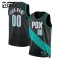 Camiseta Portland Trail Blazers Personalizada City Edition 2025-26 Negro Swingman para Niño