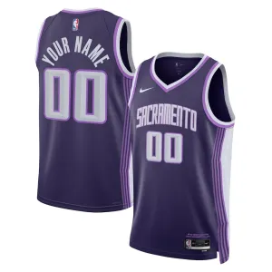 Camiseta Sacramento Kings Personalizada City Edition 2025-26 Púrpura Swingman para Hombre Camiseta Sacramento Kings Personalizada City Edition 2025-26 Púrpura Swingman para Hombre