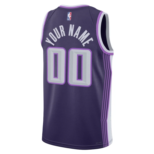 Camiseta Sacramento Kings Personalizada City Edition 2025-26 Púrpura Swingman para Hombre