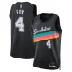 Camiseta San Antonio Spurs De Aaron Fox City Edition 2025-26 Negro Swingman para Hombre