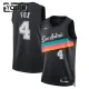 Camiseta San Antonio Spurs De Aaron Fox City Edition 2025-26 Negro Swingman para Niño Camiseta San Antonio Spurs De Aaron Fox City Edition 2025-26 Negro Swingman para Niño
