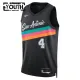 Camiseta San Antonio Spurs De Aaron Fox City Edition 2025-26 Negro Swingman para Niño