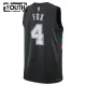 Camiseta San Antonio Spurs De Aaron Fox City Edition 2025-26 Negro Swingman para Niño