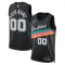 Camiseta San Antonio Spurs Personalizada City Edition 2025-26 Negro Swingman para Hombre