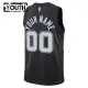 Camiseta San Antonio Spurs Personalizada City Edition 2025-26 Negro Swingman para Niño