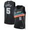 Camiseta San Antonio Spurs Stephon Castle City Edition 2025-26 Negro Swingman para Hombre