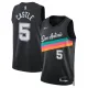 Camiseta San Antonio Spurs Stephon Castle City Edition 2025-26 Negro Swingman para Hombre