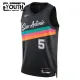 Camiseta San Antonio Spurs Stephon Castle City Edition 2025-26 Negro Swingman para Niño