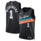 Camiseta San Antonio Spurs Victor Wembanyama City Edition 2025-26 Negro Swingman para Hombre