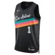 Camiseta San Antonio Spurs Victor Wembanyama City Edition 2025-26 Negro Swingman para Hombre