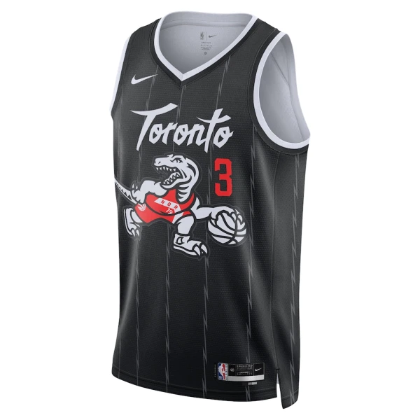 Camiseta Toronto Raptors Brandon Ingram City Edition 2025-26 Negro Swingman para Hombre