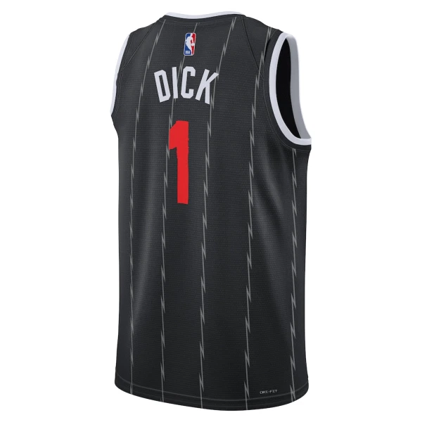 Camiseta Toronto Raptors Grady Dick City Edition 2025-26 Negro Swingman para Hombre