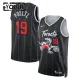 Camiseta Toronto Raptors Jakob Poeltl City Edition 2025-26 Negro Swingman para Niño