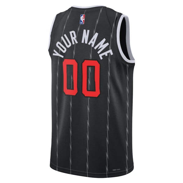 Camiseta Toronto Raptors Personalizada City Edition 2025-26 Negro Swingman para Hombre