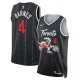 Camiseta Toronto Raptors Scottie Barnes City Edition 2025-26 Negro Swingman para Hombre