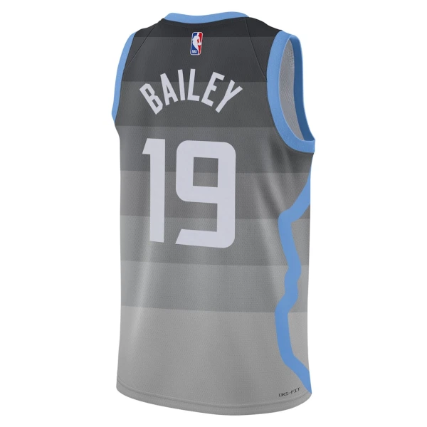 Camiseta Utah Jazz Ace Bailey City Edition 2025-26 Gris Swingman para Hombre