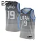 Camiseta Utah Jazz Ace Bailey City Edition 2025-26 Gris Swingman para Niño