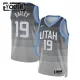 Camiseta Utah Jazz Ace Bailey City Edition 2025-26 Gris Swingman para Niño