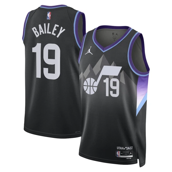Camiseta Utah Jazz Ace Bailey Statement Edition 2025-26 Negro Swingman para Hombre Camiseta Utah Jazz Ace Bailey Statement Edition 2025-26 Negro Swingman para Hombre